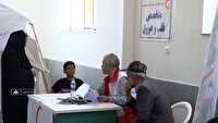 ارائه خدمات درمانی و پزشکی رایگان در روستای کردشامی گندمان