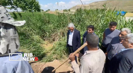 خسارت سیل به زیرساختهای کشاورزی بخش گرمادوز خداآفرین