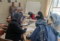 برگزاری آزمون خوشنویسان در نیشابور