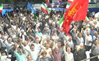 میدان داری و ایستادگی آزادشهری ها با حضور پر شور در سنگر خیابان