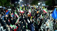 میدان داری شبانه بوشهری ها؛ نمایش اتحاد و وفادرای به انقلاب اسلامی