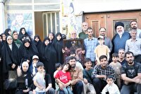 قافله سرخ در خانه شهید خلبان محمد رحیمیان