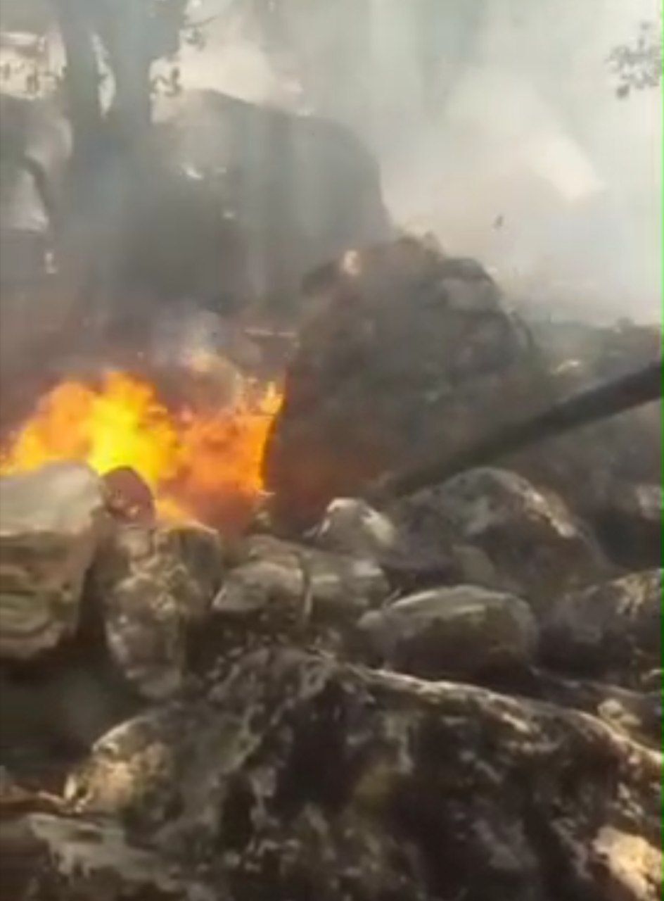 مهار ۷۰ درصدی آتشسوزی در ارتفاعات کبیرکوه درهشهر مهار ۷۰ درصدی آتشسوزی در ارتفاعات کبیرکوه درهشهر