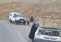 حادثه رانندگی با دو مصدوم در گردنه چری کوهرنگ