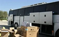 توقیف اتوبوس با ۱۵۰ کیلومتر سرعت و بار قاچاق در ابرکوه