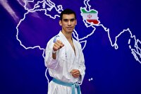 مرتضی نعمتی فینالیست کاراته قهرمانی آسیا شد