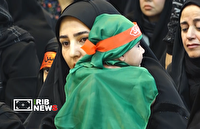 تجلی عشق مادران به کوچک‌ترین شهید کربلا