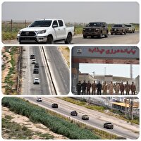 گشت مرزی مشترک مرزبانان ایران و عراق برای امنیت مضاعف مرز‌ها