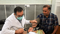 خدمات رایگان پزشکی در موکب امام شهید در دهه اول محرم در زنجان