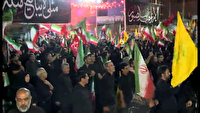 خروش جانفدایان دیار حاج قاسم در حمایت از جبهه مقاومت