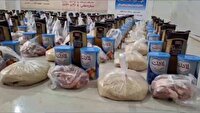 توزیع ۱۲۰ بسته معیشتی و گوشت قربانی به همت «آبشار عاطفه‌ها» در عید قربان