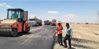 روکش آسفالت ۵ کیلومتری کنارگذر و درزگیری محدوده پل راهداران