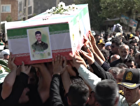 تشییع شهید مدافع امنیت در شهرستان اردل
