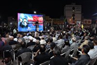 حضور باشکوه در آیین وداع با قائد امت، پاسخی به دشمنان است