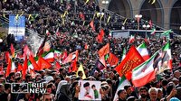 تشییع کنندگان ایرانی خواهان انتقام هستند