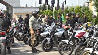 کاروان موتورسواران مازندران راهی مراسم نمادین رهبر شهید شد