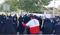 آموزش پیشگیری از گرمازدگی به زائران چهارمحال و بختیاری