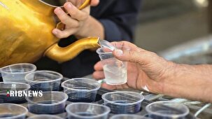 خدمت رسانی موکب‌ها در تشییع رهبر شهید در قم