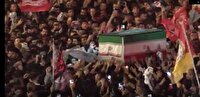 رستاخیز ملت عراق در بدرقه پیکر امام شهید امت