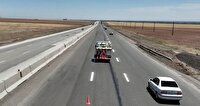 آغاز عملیات خط‌کشی آزادراه در قزوین در امتداد کریدور تهران - بازرگان