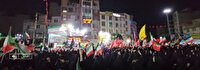  طنین اتحاد و مقاومت در صدوچهاردهمین شب اجتماعات مردمی شهرستان قدس