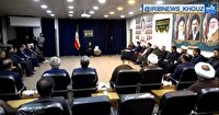تجدید عهد و بیعت با آرمان‌های شهدا و انقلاب اسلامی، سرآغاز برنامه‌های هفته قوه قضائیه در خوزستان+فیلم