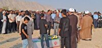 وداع مردم روستای درگز هرمزگان با مدافع آسمان خلیج فارس