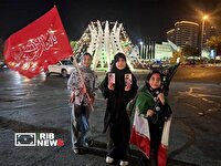 طنین لبیک یا خامنه‌ای در اجتماع شبانه مردمی کیش