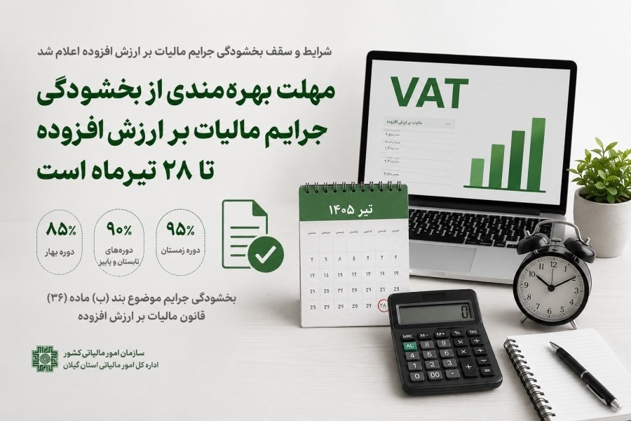 ۲۸ تیر آخرین مهلت بهره مندی از بخشودگی جرایم مالیاتی
