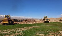 رفع تصرف بیش از ۷ هکتار از اراضی ملی در مشکان نی ریز