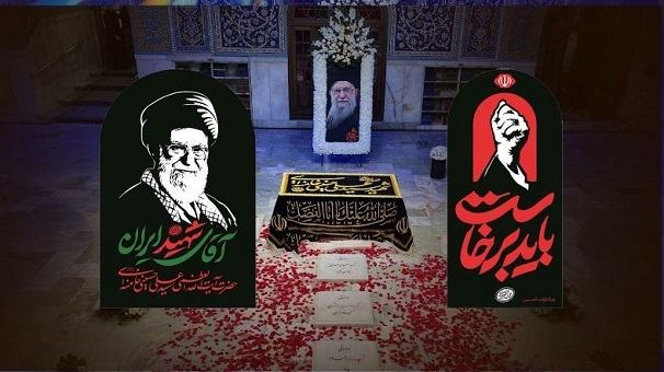 مراسم سوگواری و تجدید میثاق با امام مجاهد شهید فردا در مصلای گرگان