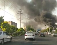 دود غلیظ مشاهده شده در فردیس مربوط به آتش‌سوزی در یک واحد تعمیرگاهی بوده است