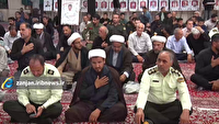 مراسم بزرگداشت رهبر شهید در زنجان