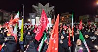 محکومیت زیاده‌خواهی دشمن در شب ۱۳۷ تجمعات مردمی شهرستان قدس