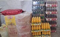 کشف انواع مواد خوراکی قاچاق در سربیشه