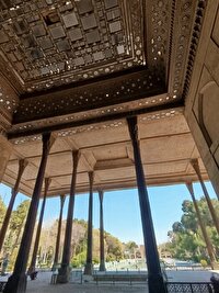 تایید انحراف ستون های کاخ موزه چهلستون