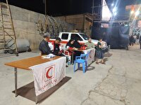 ارائه خدمات رایگان سلامت به بیماران در فیروزآباد