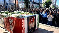 تشییع شهید دانیال نوریان در ایلام/ قدردانی از جان‌هایی که با عِرق وطن، معامله می‌شوند