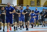 حسن یزدانی و یارانش در اردوی تیم ملی کشتی آزاد