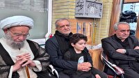 حضور رئیس‌جمهور در میان عزاداران تبریز