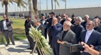 حضور عراقچی در یادمان شهادت سردار سلیمانی در عراق