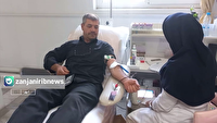مشارکت ۷۸۶ زنجانی در پویش نذر خون عاشورایی