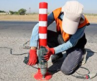 نصب بیش از ۱۴ هزار بازتاب ایمنی در محور‌های خوزستان