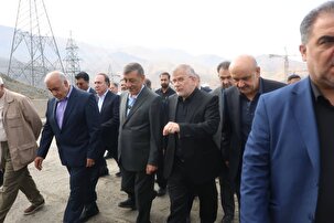 بازدید معاون اجرایی رئیس‌جمهور از پل شهید رئیسی