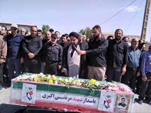 وداع با شهیدِ تامین امنیت اربعین «مرتضی اکبری»