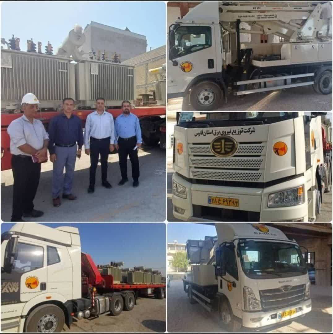 تجهیز ناوگان برق جهرم به ترانسفورماتورهای جدید تجهیز ناوگان برق جهرم به ترانسفورماتورهای جدید