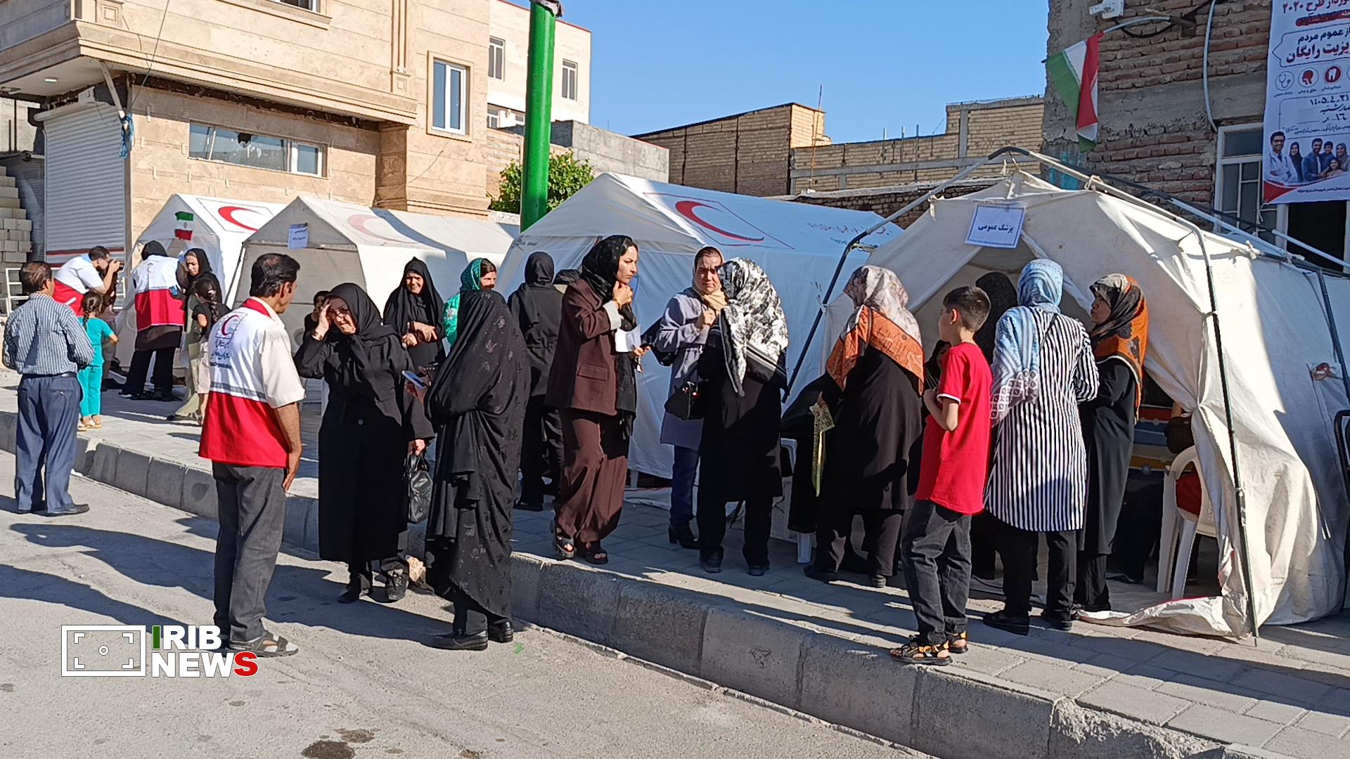 برپایی کاروان سلامت هلال‌احمر در مراغه