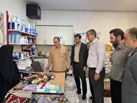 بازدید فرماندار تهران از واحد روستا بازار روستای سولقان