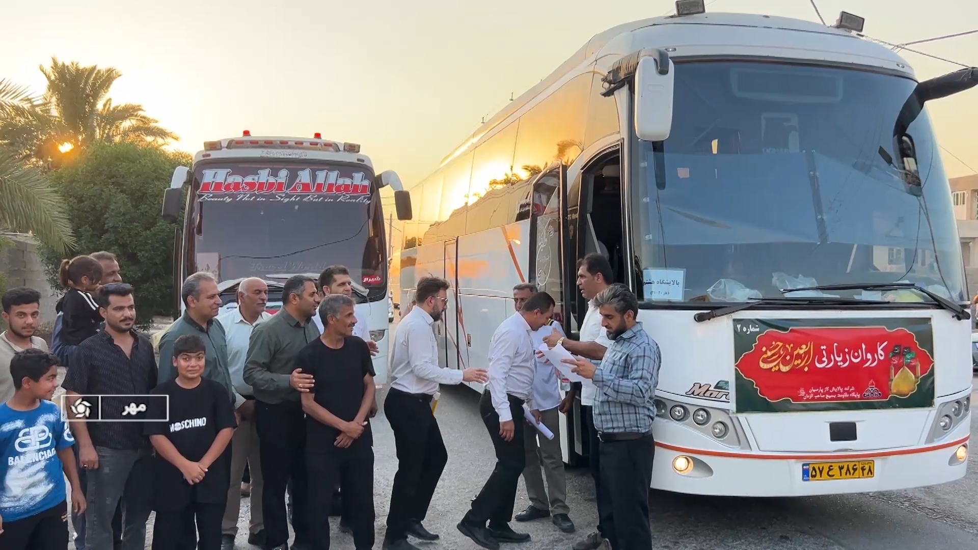 اعزام ۴۰۰ زائر حسینی از مهر به کربلای معلی اعزام ۴۰۰ زائر حسینی از مهر به کربلای معلی