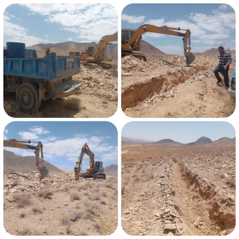 اجرای خط انتقال برای تأمین پایدار آب روستای خُمپیچ اجرای خط انتقال برای تأمین پایدار آب روستای خُمپیچ